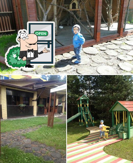 Наслаждайтесь пейзажем, который открывается из "Ресторана "Дача""