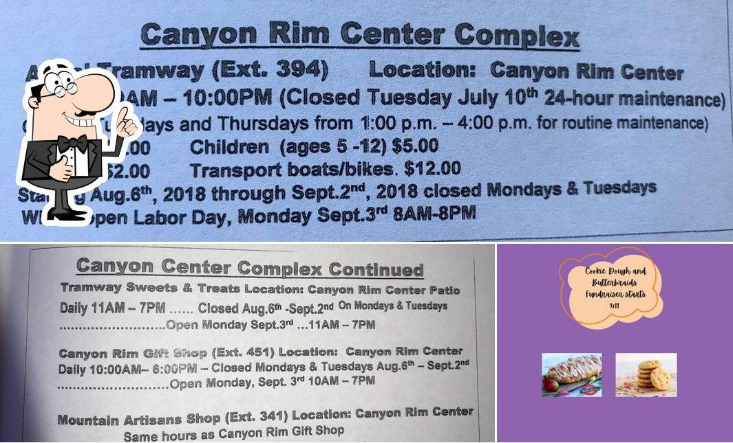 Canyon rim center