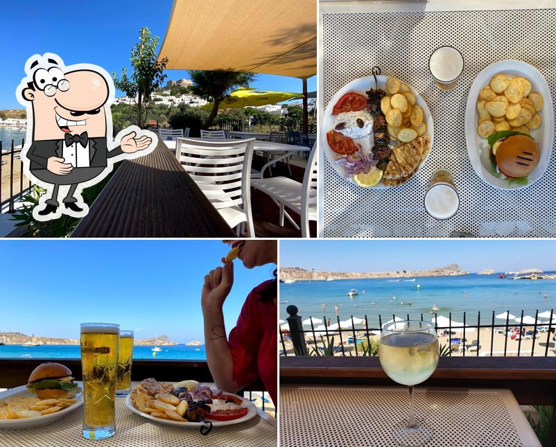 Ammos Beach Restaurant Lindos