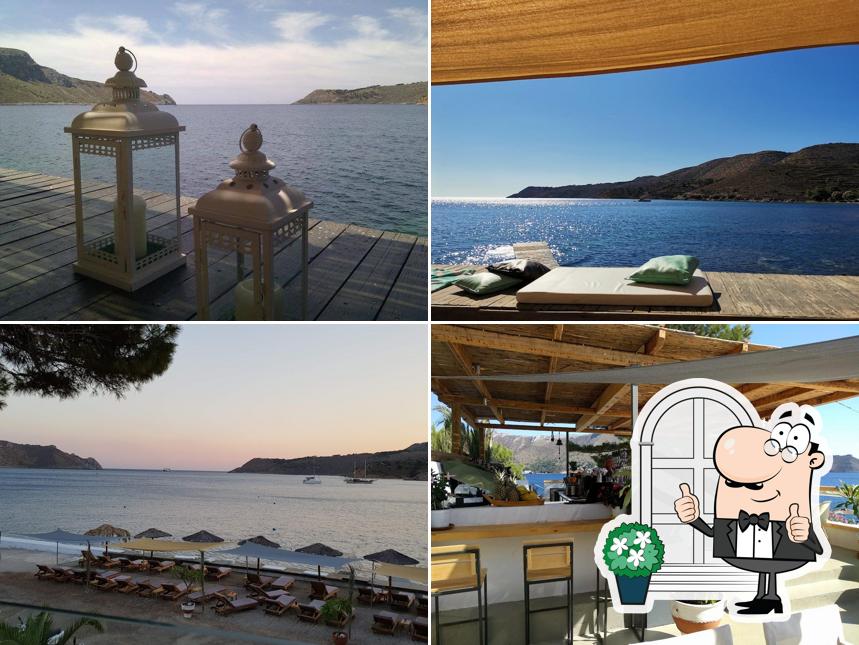 Lime beach bar Leros