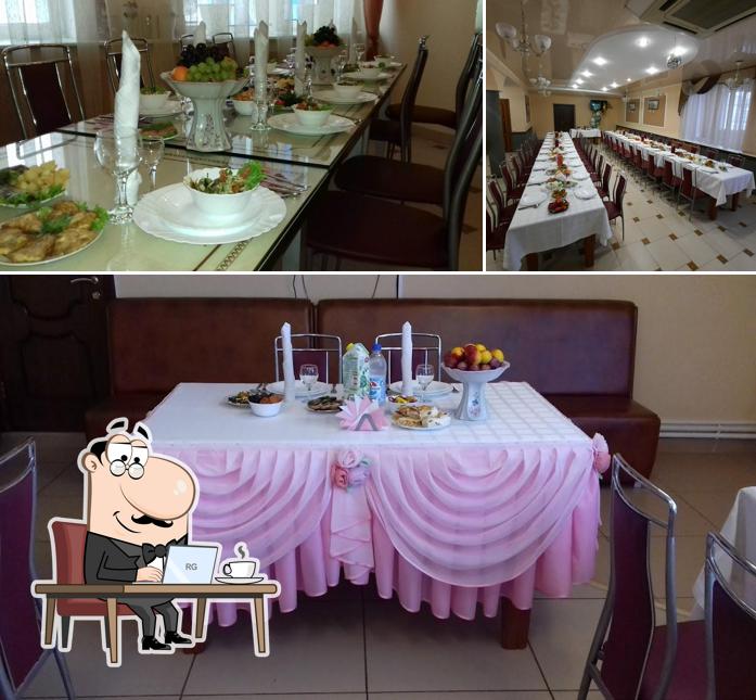 Посмотрите на внутренний интерьер "Тепла"