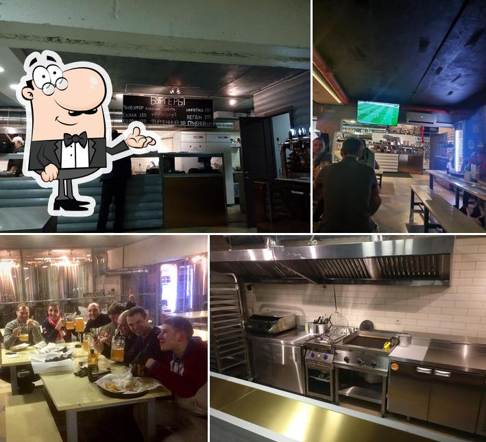 Посмотрите на внутренний интерьер "Пивоварни "Ховрино""