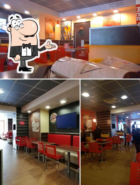 Интерьер "Бургера Кинг"