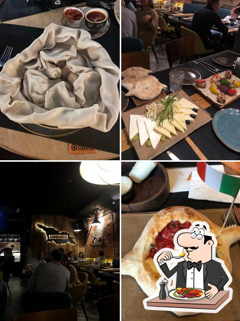 Блюда в "Megobari"