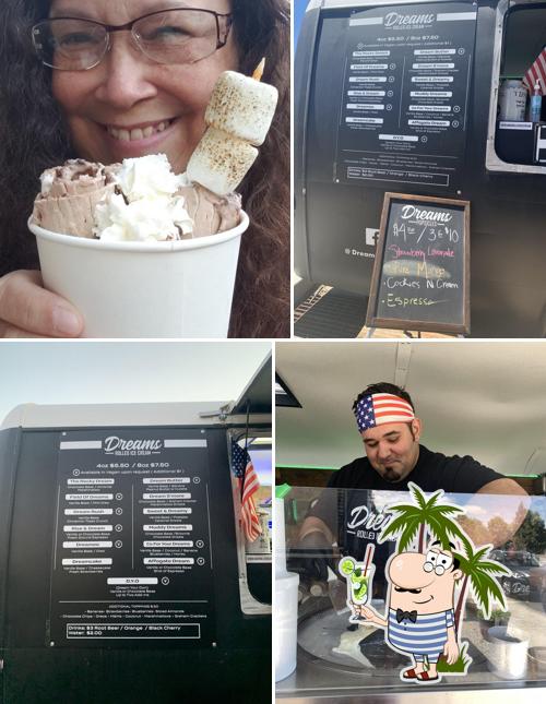 Dreams Rolled Ice Cream