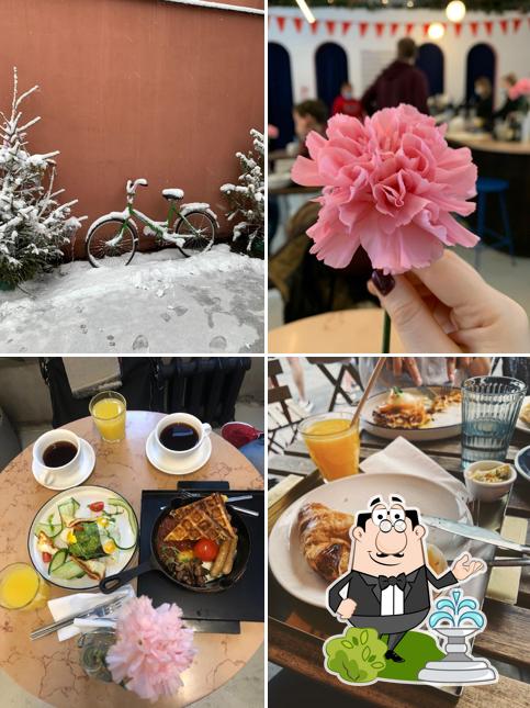 Наслаждайтесь свежим воздухом и видом, открывающемся из "Салюта"