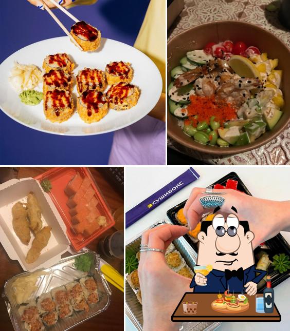 Брускетта в "Sushi box. Суши - Баре, Кафе, Доставка суши, роллов и лапши Wok по Ульяновску"