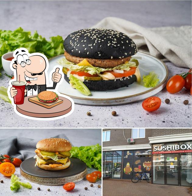 Отведайте гамбургеры в "Sushibox"