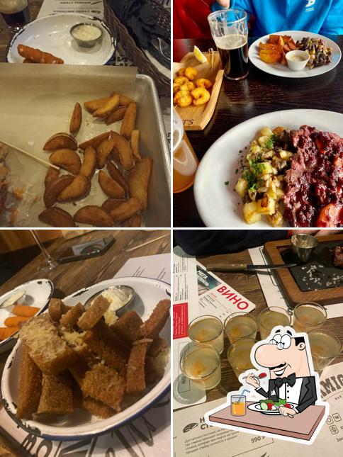 Еда в "Amigos Bar&Grill"