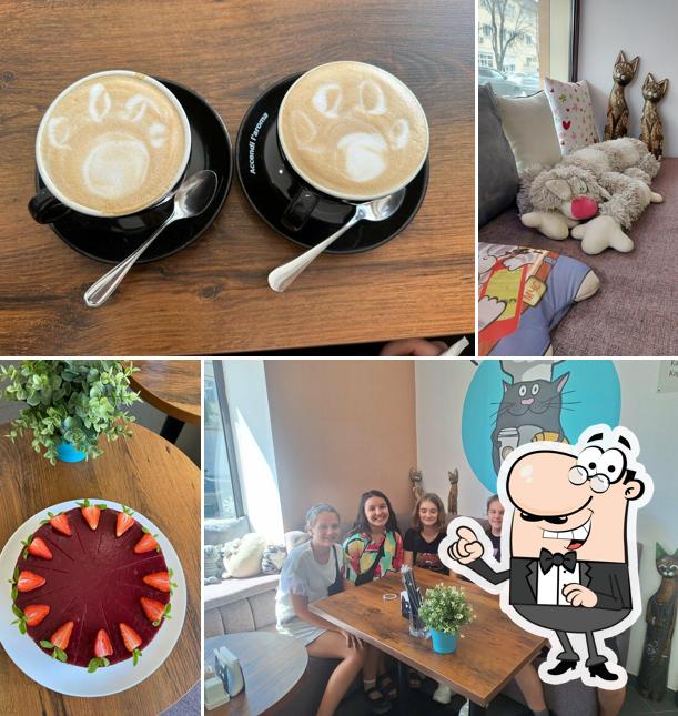 Посмотрите на внутренний интерьер "КОтоФЕйня"