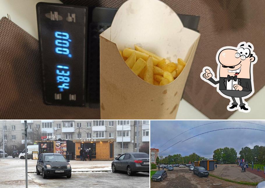 В Грильзона есть внешнее оформление, еда и многое другое