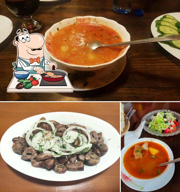 Курица с соусом карри в "Араз шашлычная"