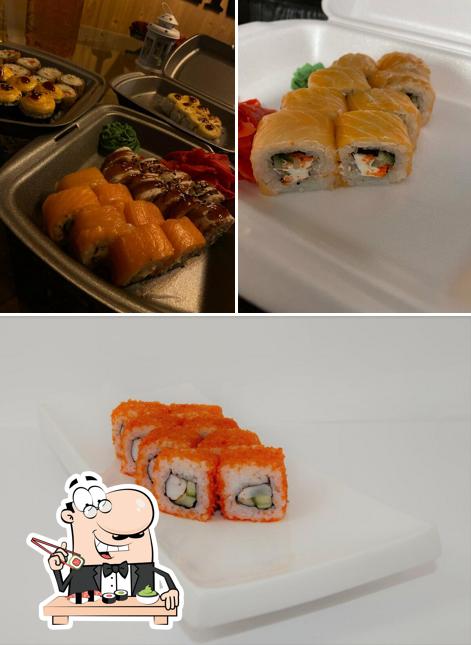 Закажите разные виды суши