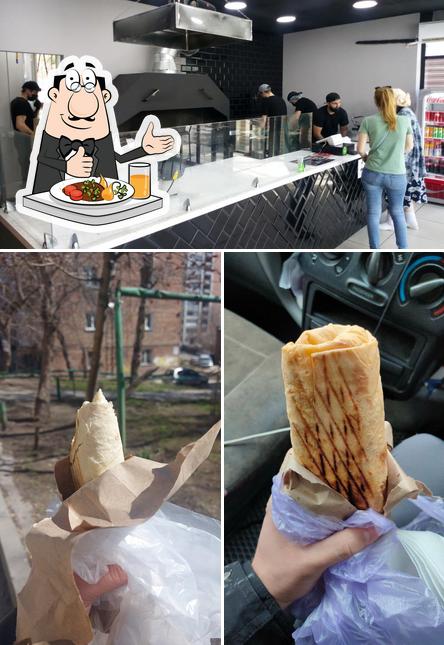 Шаурма на углях