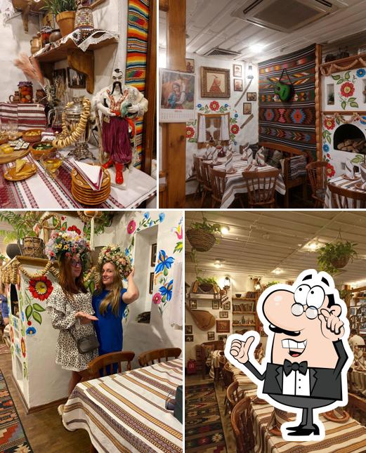 Посмотрите на внутренний интерьер "Корчмы Тараса Бульбы"