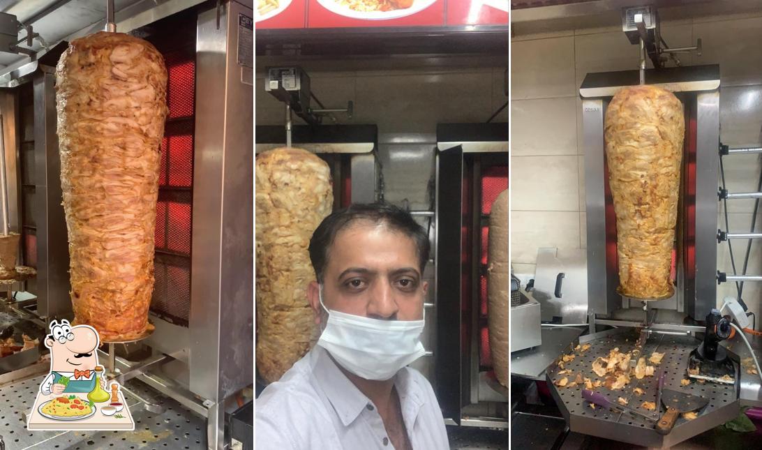 Meat Lovers kebab y pizza