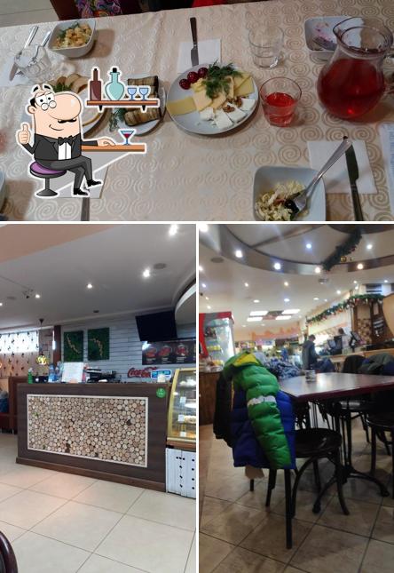 Посмотрите на внутренний интерьер "Огорода"