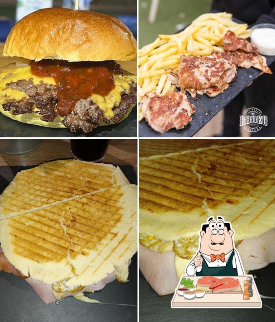 Rodeo Food Burger Pizarra