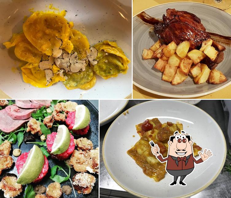 Еда в "Trattoria la Ciuséra"