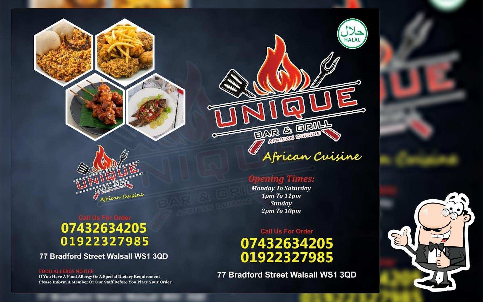 Unique bar and grill