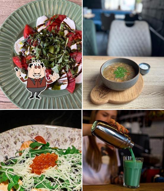 Блюда в "Рельсе"