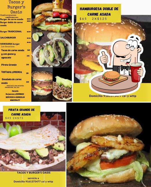 OASIS RYM TACOS BURGERS BONELESS Y MAS