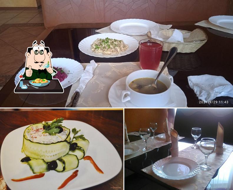 Посмотрите на эту фотографию, где видны еда и вино в Marmelad Room