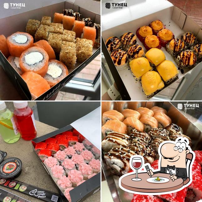 Блюда в "Суши Тунец"