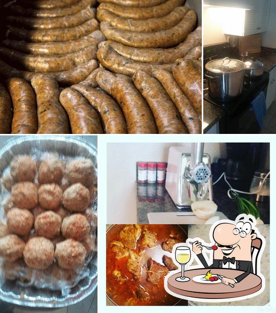 Big slim boudin and smoked meats