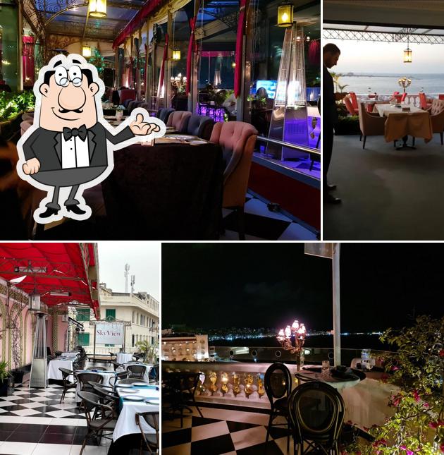 Sky view restaurant Le Metropole hotel