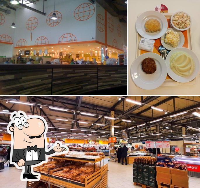 Посмотрите на внутренний интерьер "Глобуса"