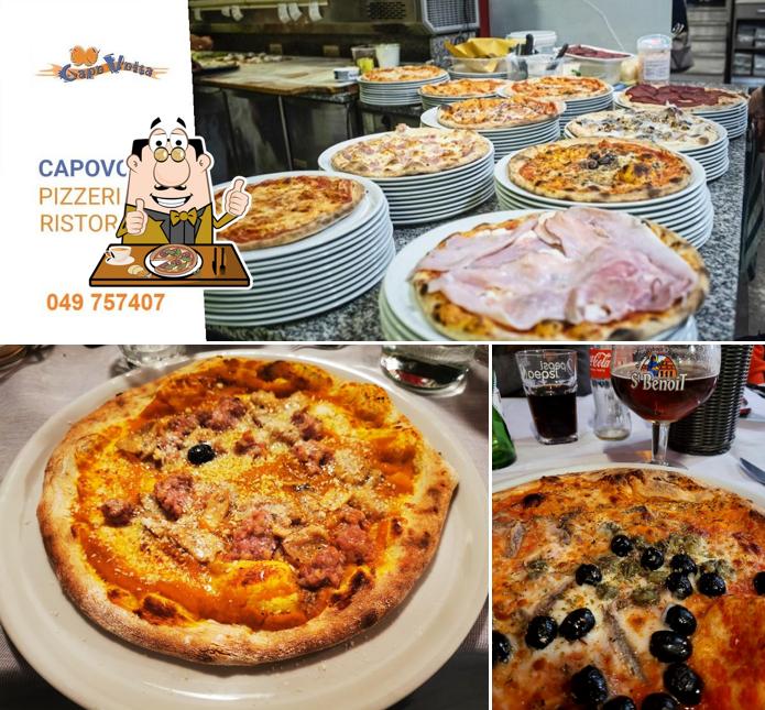 Попробуйте пиццу в "Pizzeria Ristorante Capovolta"
