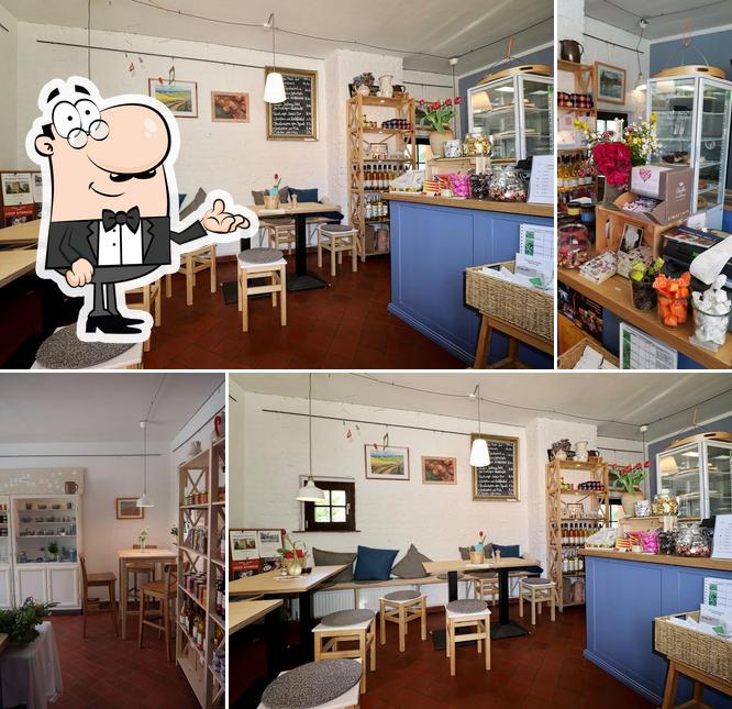Kunstpause- Laden, Café, Speisen am See