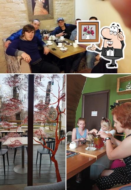 Посмотрите на внутренний интерьер "Арт-кафе Бульвар"