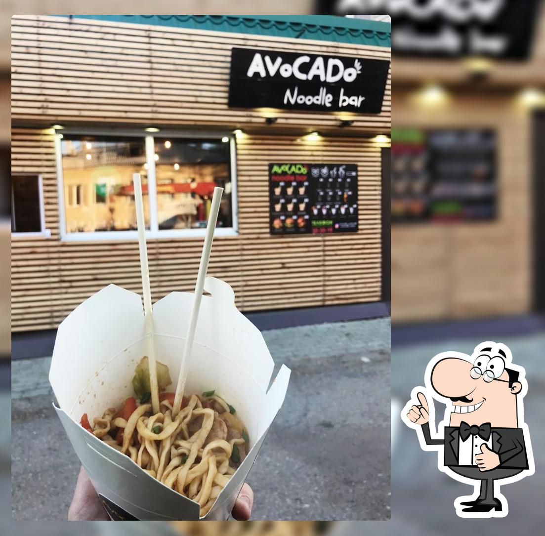 Avocado noodle bar