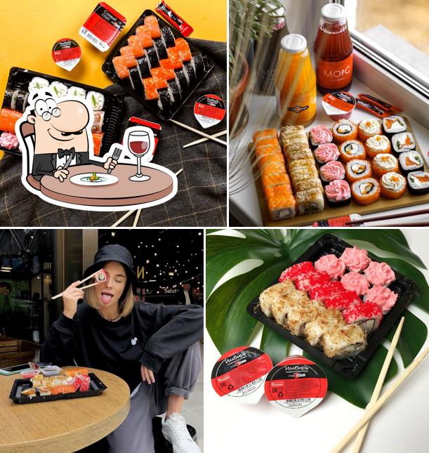 Блюда в "Суши-Маркете"