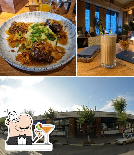 Помимо прочего, в Базар есть напитки и внешнее оформление