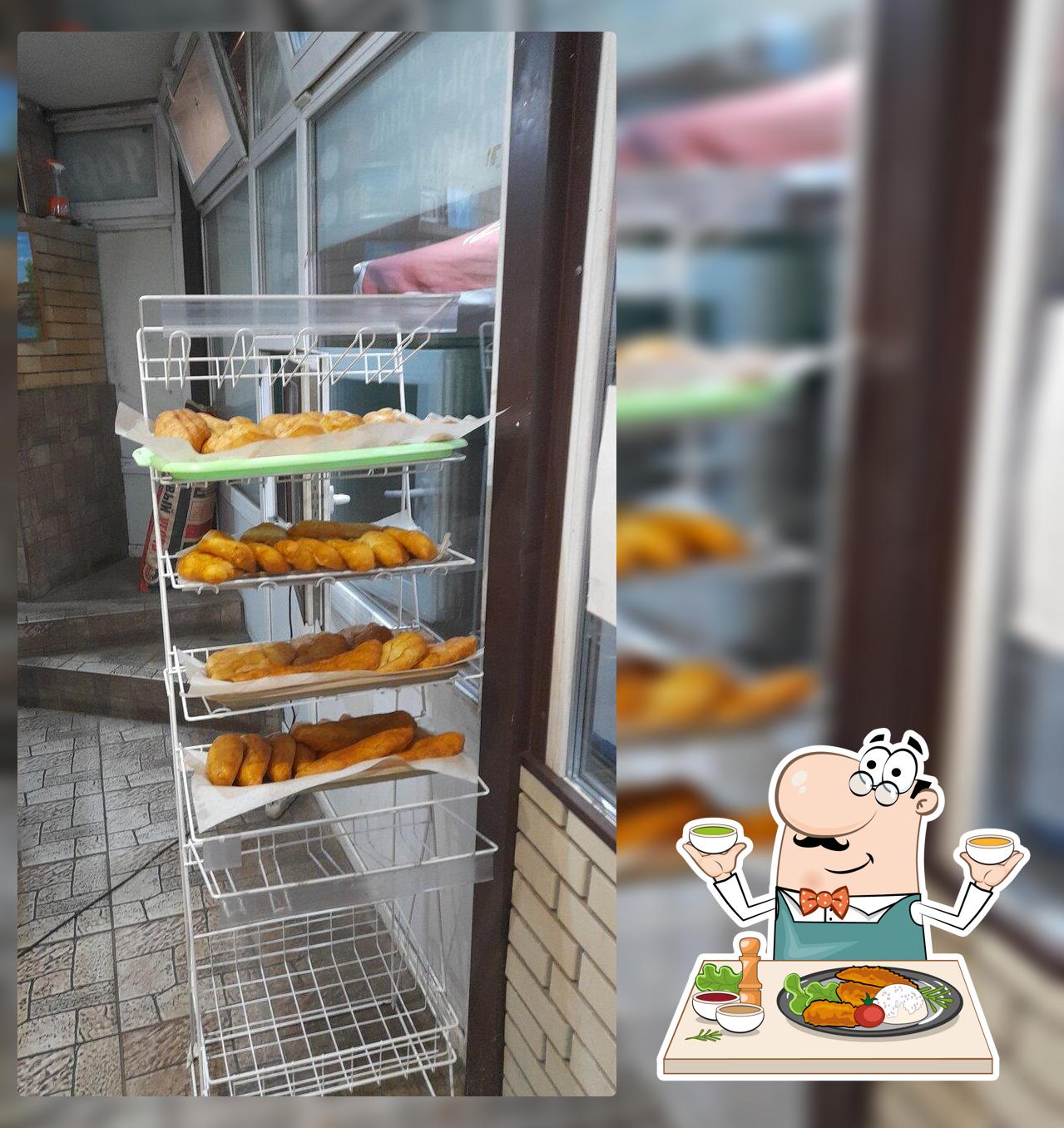 Лепёшки из тондыра, куры гриль
