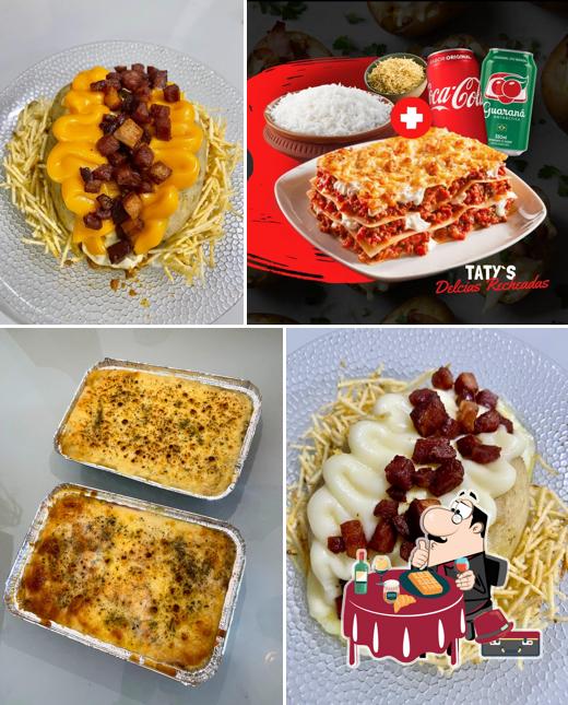 Tatys Delícias Recheadas: Lasanha, Escondidinho e Batata Recheada.