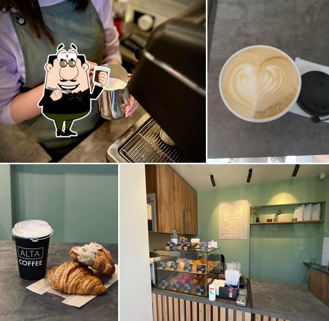 Насладитесь напитками из бара "Alta Coffee"