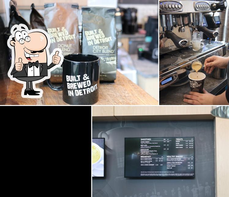 Built & Brewed In Detroit Coffee Bar (Inside Michigan First Credit Union)