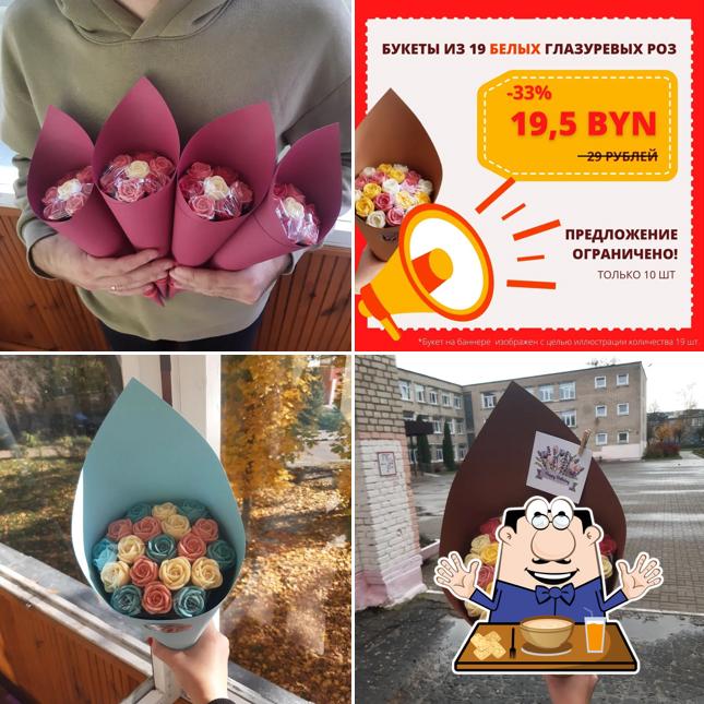 Шоколадные розы
