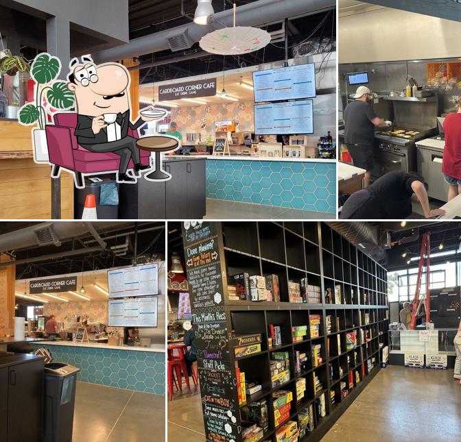 Cardboard Corner Cafe at Lenexa Public Market