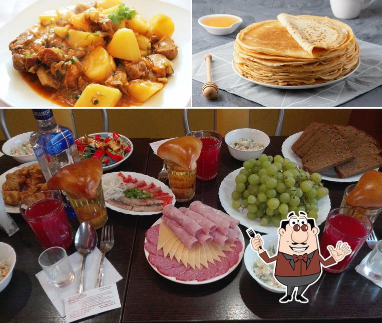 Еда в "Амбаре"