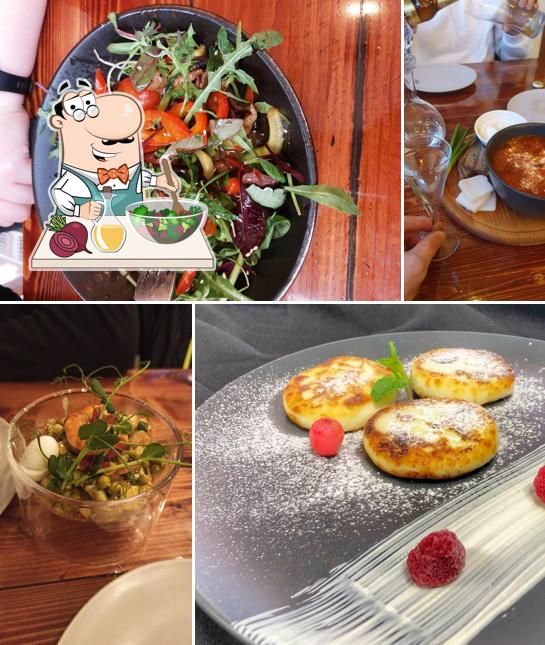 Свекольный салат в "Сыто-пьяно"