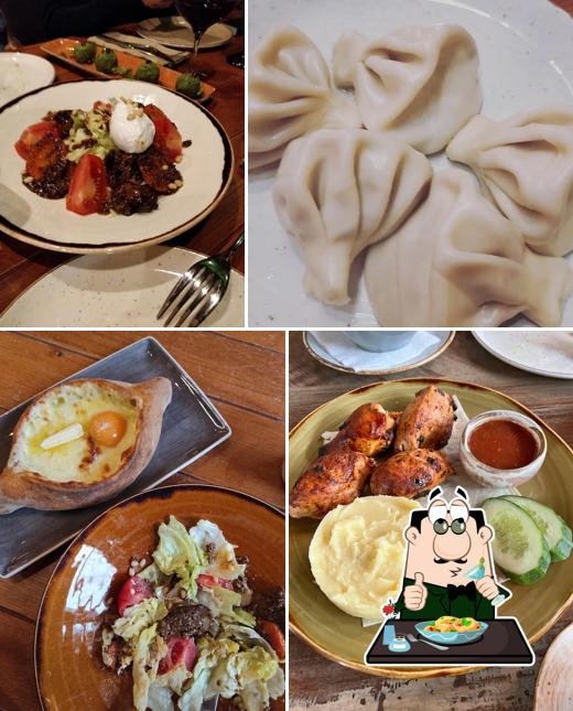 Блюда в "Руставели - грузинском ресторане"