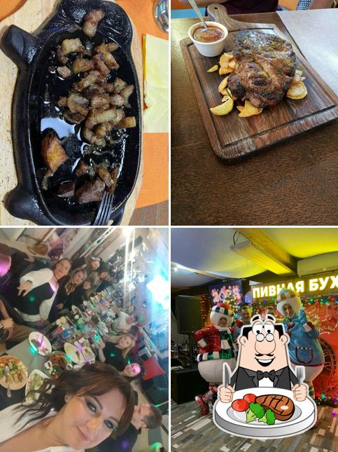 Стейк в "Пивной Бухте"