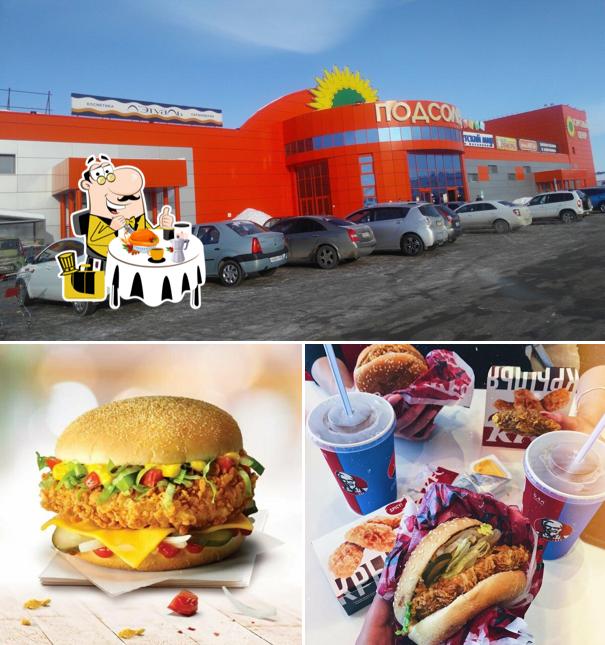 Еда и внешнее оформление - все это можно увидеть на этом изображении из Rostic's