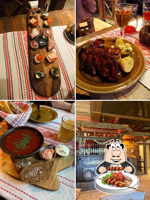 Еда в "Трактире Хлебникове"