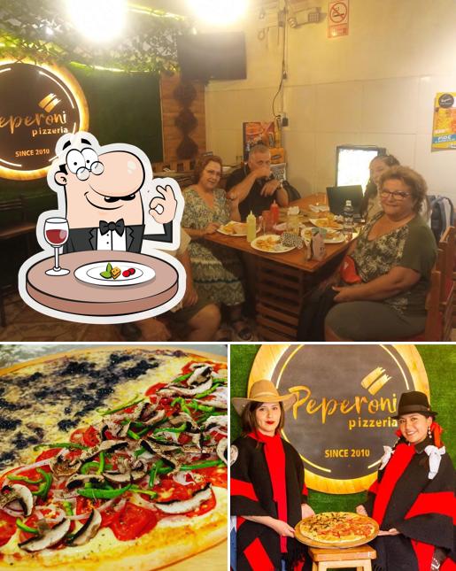 Pizeria peperoni restaurante